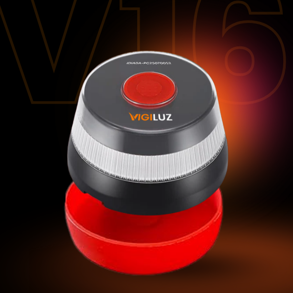 🧲 Ventosa de Silicona para Baliza VIGILUZ V16 (Fijación en Cristales y Superficies No Metálicas)