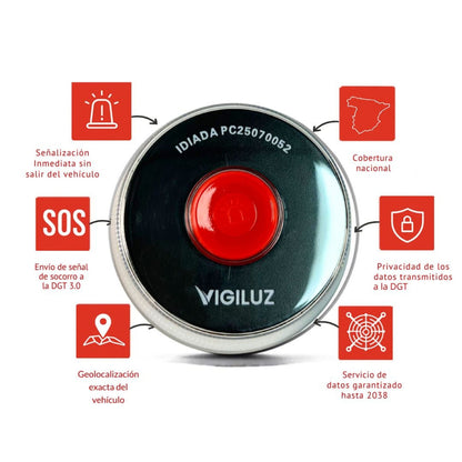 Vigiluz V16 PRO – Kit Seguridad Total (Recargable + Extras)
