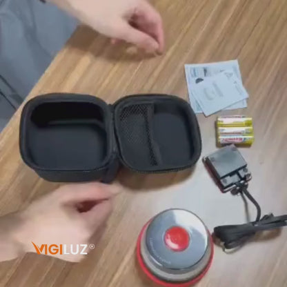 Vigiluz V16 PRO – Kit Seguridad Total (Recargable + Extras)